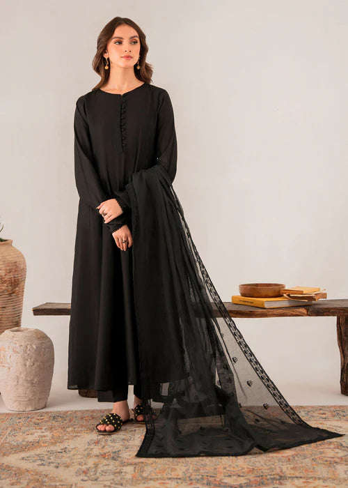 3pcs Stitched Maxi Dress