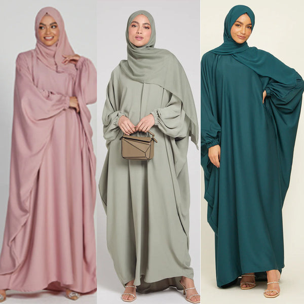 Pack Of 3 Abaya With Stoler (Deal No -08)