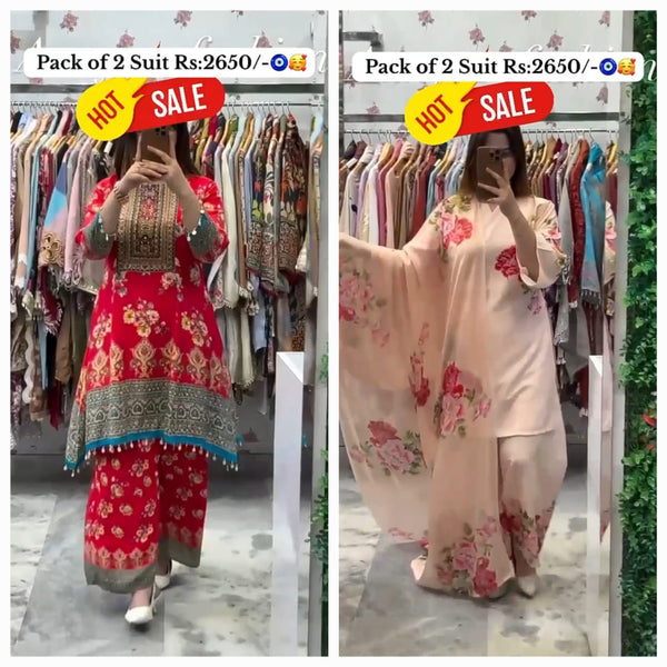 Pack Of Lawn Suit