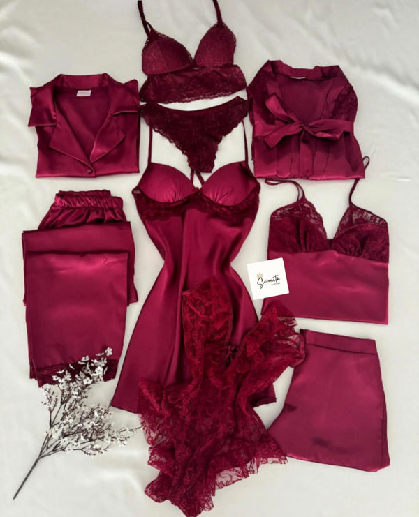 6 Pcs Night Dress (Article No -Nu 01)