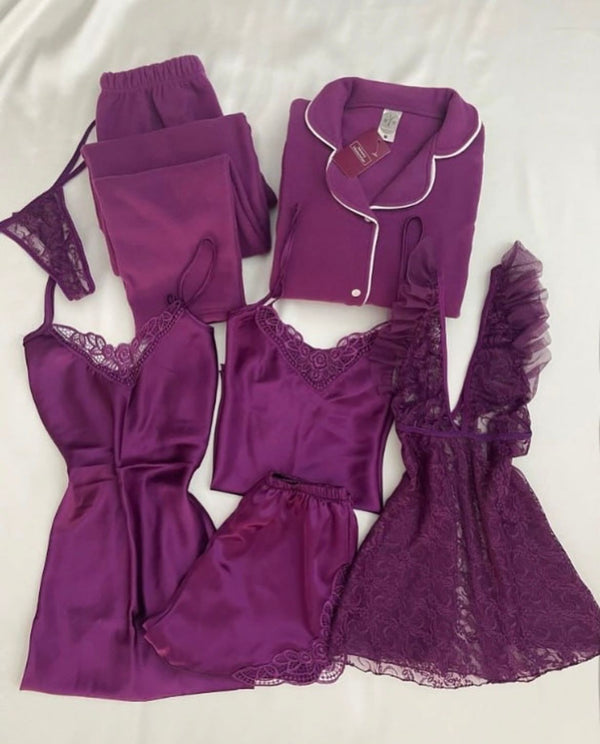 6 Pcs Night Dress (Article No -Nu 04)