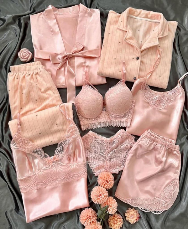 6 Pcs Night Dress (Article No -Nu 07)