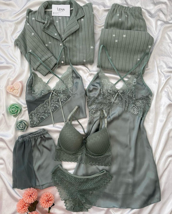 6 Pcs Night Dress (Article No -Nu 09)