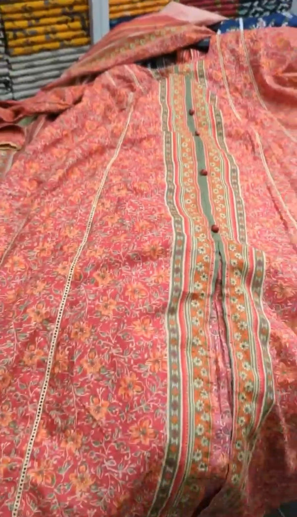 Pack of 2 Lawn Frock Dress 3Pcs