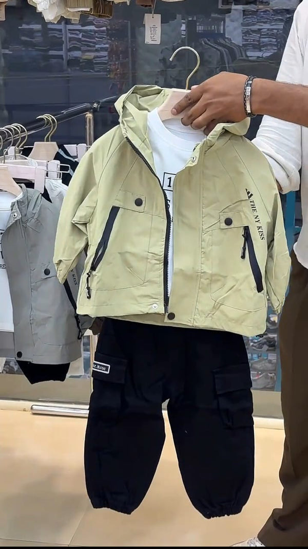 Pack Of 4 Kids Baggy Trouser & Jacket