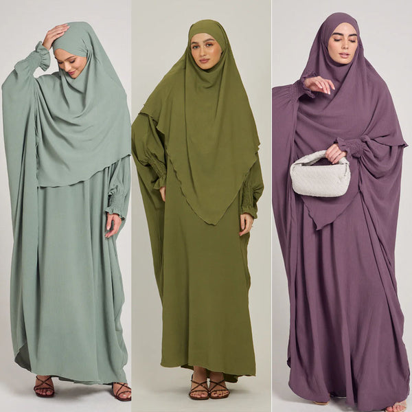 pack of 3 abaya & hijab (Deal No 2)