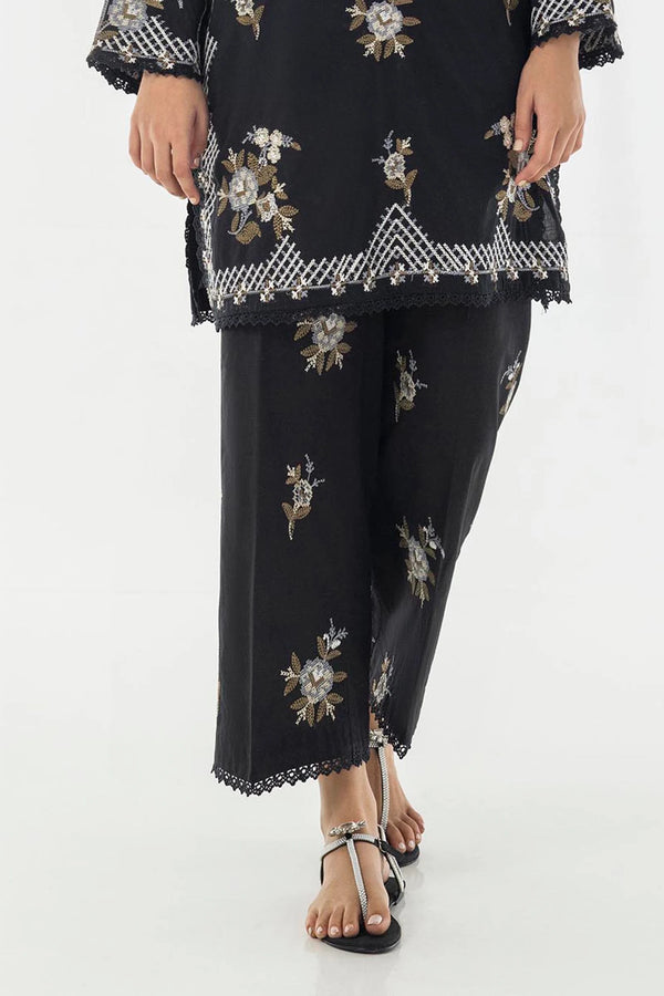 Black Lawn Culotte